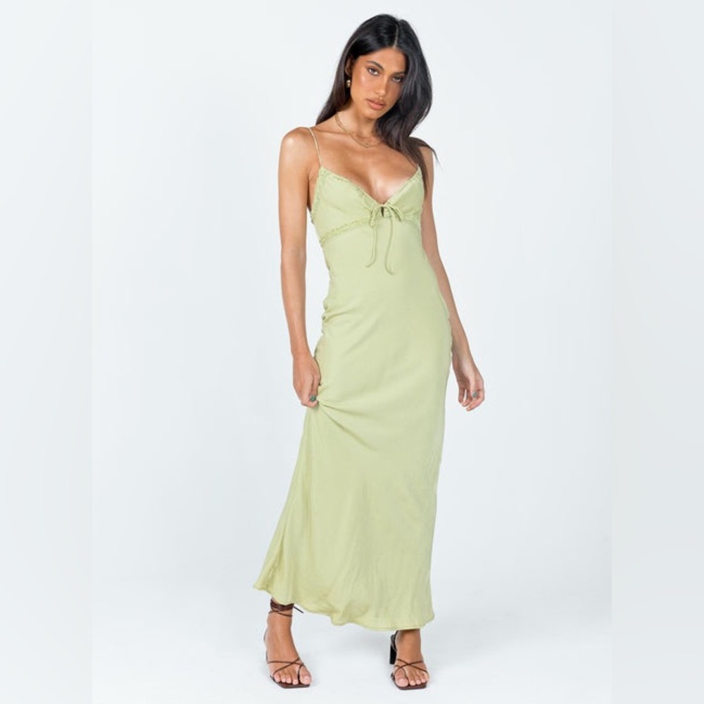 Princess Polly Light Green Maxi Dress